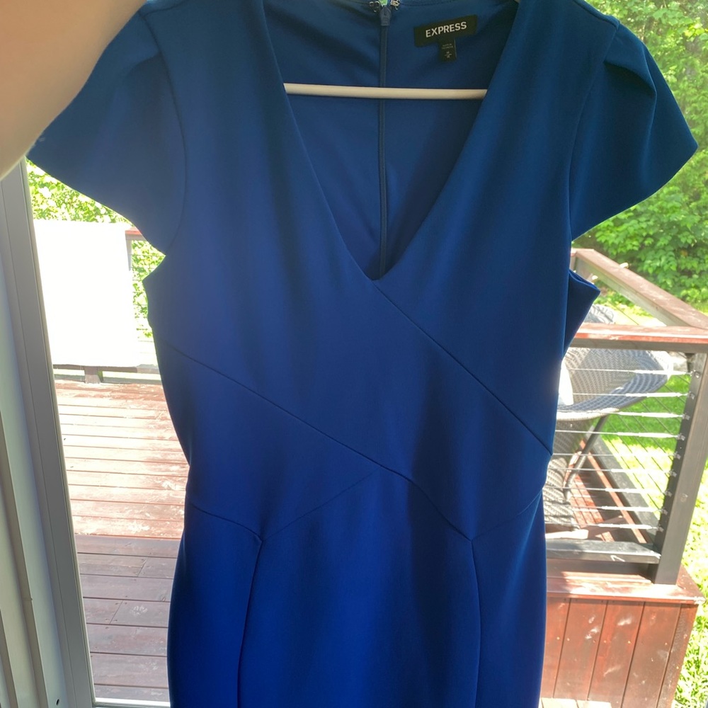 Women’s Express Size M Blue Mini Dress